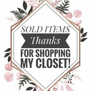 Below are sold items